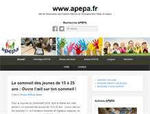 Tablet Screenshot of apepa.fr